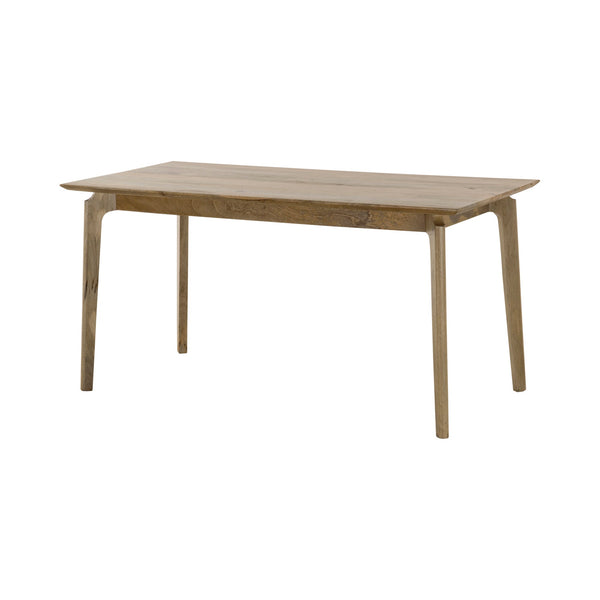 Lh Imports Kenzo Dining Table – Stylish Solid Acacia Wood With Retro Angled Legs, Perfect For Four Guests Brown Mango Ken012-ntr