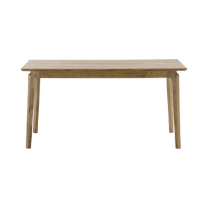 Lh Imports Kenzo Dining Table – Stylish Solid Acacia Wood With Retro Angled Legs, Perfect For Four Guests Brown Mango Ken012-ntr