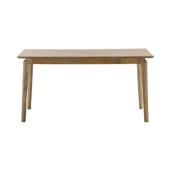 Lh Imports Kenzo Dining Table – Stylish Solid Acacia Wood With Retro Angled Legs, Perfect For Four Guests Brown Mango Ken012-ntr