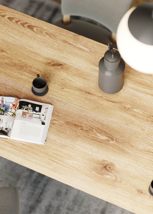 Lh Imports Kenzo Dining Table – Stylish Solid Acacia Wood With Retro Angled Legs, Perfect For Four Guests Brown Mango Ken012-ntr