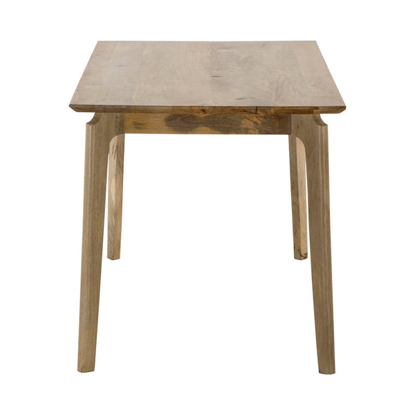 Lh Imports Kenzo Dining Table – Stylish Solid Acacia Wood With Retro Angled Legs, Perfect For Four Guests Brown Mango Ken012-ntr