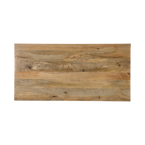 Lh Imports Kenzo Dining Table – Stylish Solid Acacia Wood With Retro Angled Legs, Perfect For Four Guests Brown Mango Ken012-ntr