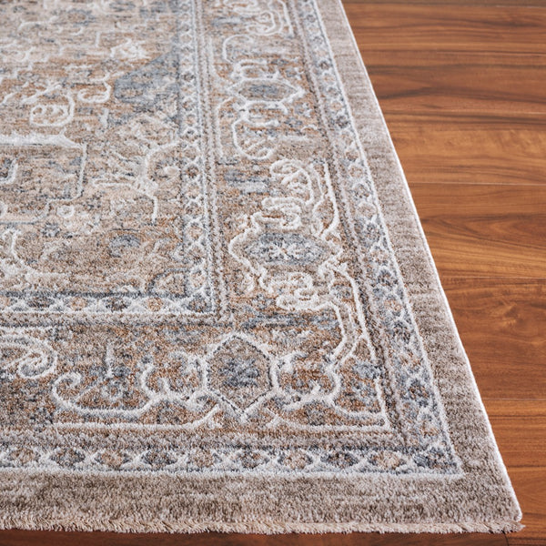 Safavieh Kendal Elegant Hallway Rug In Transitional Style – Stylish, Durable Design For Any Decor Theme Grey ,Ivory Beige 82% Polyester  18% Cotton Ken800f-7r