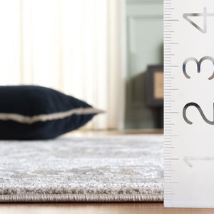 Safavieh Kendal Transitional Runner Rug In Elegant Tones To Elevate Your Living Space With Style And Comfort Beige ,Ivory Grey 82% Polyester  18% Cotton Ken802b-8