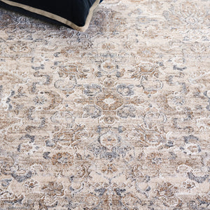 Safavieh Kendal Transitional Runner Rug In Elegant Tones To Elevate Your Living Space With Style And Comfort Beige ,Ivory Grey 82% Polyester  18% Cotton Ken802b-8