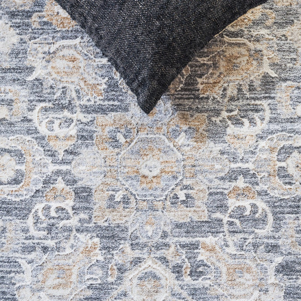 Safavieh Kendal Transitional Runner Rug In Elegant Tones To Elevate Your Living Space With Style And Comfort Dark Grey ,Ivory Beige 82% Polyester  18% Cotton Ken802h-8