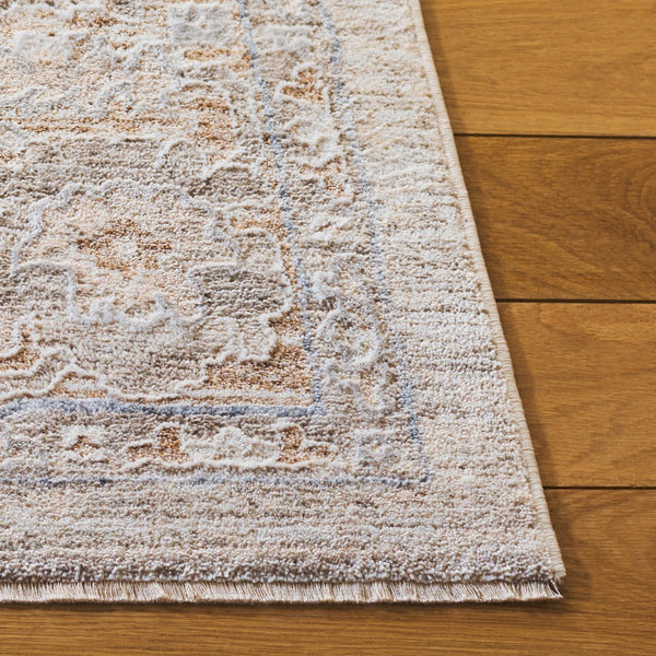 Safavieh Kendal Elegant Transitional Area Rug For Living Room Or Bedroom – Soft, Durable, And Stylish Design Beige ,Grey Brown 82% Polyester  18% Cotton Ken806b-7r