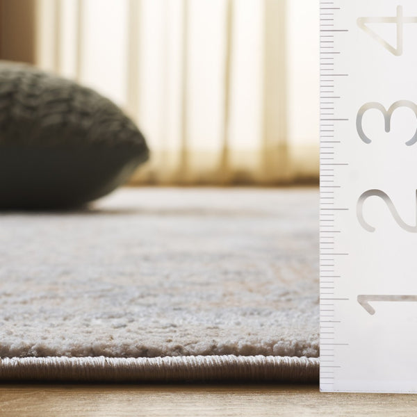 Safavieh Kendal Elegant Transitional Area Rug For Living Room Or Bedroom – Soft, Durable, And Stylish Design Beige ,Grey Brown 82% Polyester  18% Cotton Ken806b-7r