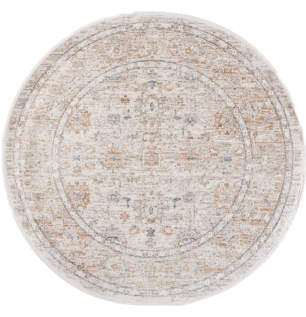 Safavieh Kendal Transitional 2'X8' Runner In Beige & Grey-Brown — Low-Profile 3/8" Pile, Durable Power-Loomed Turkish Rug KEN806B-28