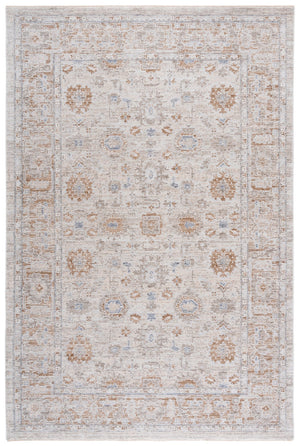 Safavieh Kendal Transitional 2'X8' Runner In Beige & Grey-Brown — Low-Profile 3/8" Pile, Durable Power-Loomed Turkish Rug KEN806B-28