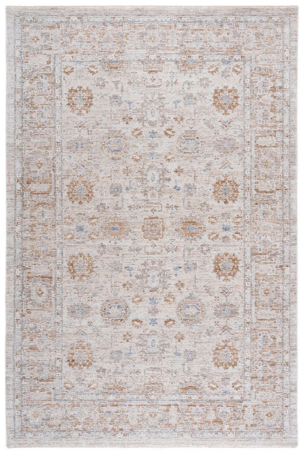 Safavieh Kendal Transitional 2'X8' Runner In Beige & Grey-Brown — Low-Profile 3/8" Pile, Durable Power-Loomed Turkish Rug KEN806B-28