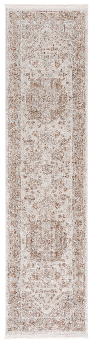 Safavieh Kendal Ivory Beige-Grey Floral Area Rug — Turkish-Made, Low-Profile, Power-Loomed Comfort And Style 4'-0" x 5'-7" KEN808A-4