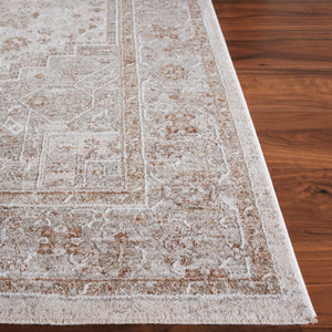 Safavieh Kendal Area Rug - Elegant Transitional Design In Soft Hues For Modern And Traditional Spaces Ivory ,Beige Grey 82% Polyester  18% Cotton Ken808a-7sq