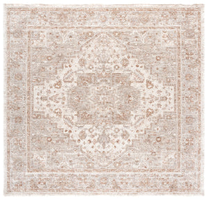Safavieh Kendal Ivory Beige-Grey Floral Area Rug — Turkish-Made, Low-Profile, Power-Loomed Comfort And Style 4'-0" x 5'-7" KEN808A-4