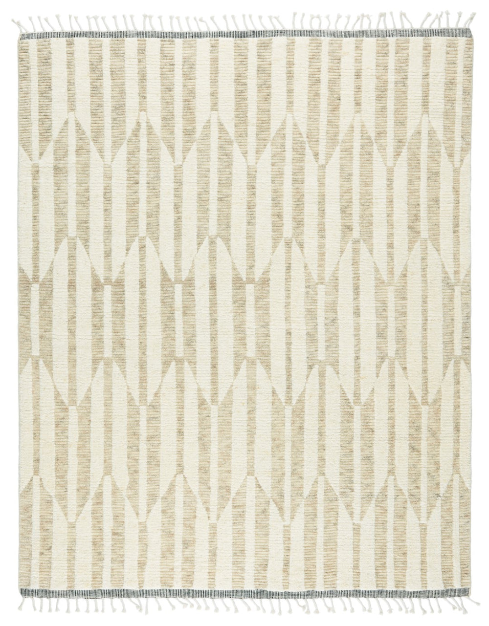 Jaipur Living Keoka Quest Global Contemporary Handmade Indoor Rug Beige 3'x10'