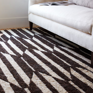 Jaipur Living Keoka Quest Global Contemporary Handmade Indoor Rug Dark Brown 12'x15'