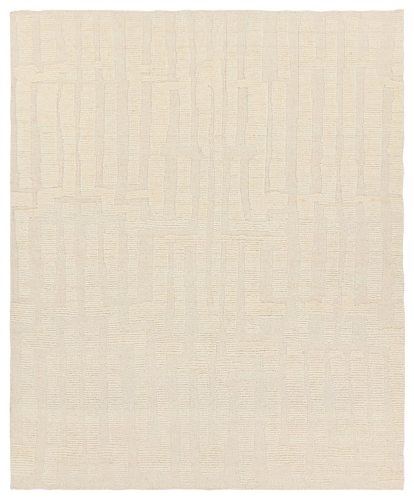 Jaipur Living Keoka Timandra Global Modern Handmade Indoor Rug Cream 10'x14'