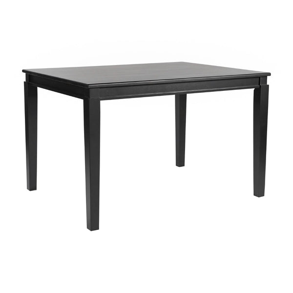 English Elm Henry 47" Solid Wood Dining Table - Durable and Elegant Commercial-Grade Design for Dining Spaces Black Matte 36.25"W x 47"D x 30.25"H KER-T-217-BLK-47-GG
