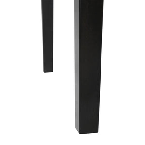 English Elm Henry 47" Solid Wood Dining Table - Durable and Elegant Commercial-Grade Design for Dining Spaces Black Matte 36.25"W x 47"D x 30.25"H KER-T-217-BLK-47-GG