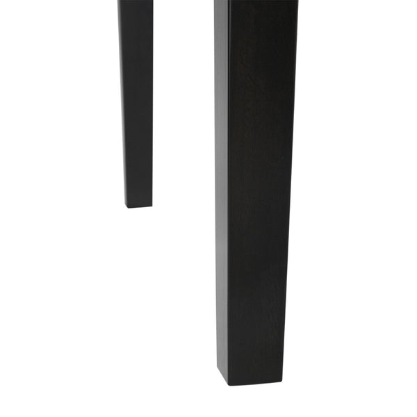 English Elm Henry 47" Solid Wood Dining Table - Durable and Elegant Commercial-Grade Design for Dining Spaces Black Matte 36.25"W x 47"D x 30.25"H KER-T-217-BLK-47-GG