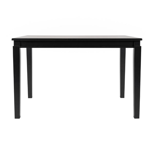 English Elm Henry 47" Solid Wood Dining Table - Durable and Elegant Commercial-Grade Design for Dining Spaces Black Matte 36.25"W x 47"D x 30.25"H KER-T-217-BLK-47-GG