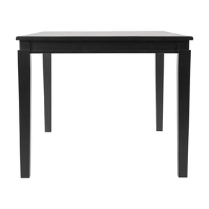English Elm Henry 47" Solid Wood Dining Table - Durable and Elegant Commercial-Grade Design for Dining Spaces Black Matte 36.25"W x 47"D x 30.25"H KER-T-217-BLK-47-GG