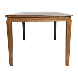 English Elm Henry 60" Solid Wood Dining Table - Commercial Grade, Durable Design for Restaurants & Homes Brown Matte 36.25"W x 60"D x 30.25"H KER-T-217-BRN-60-GG