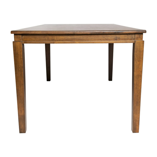 English Elm Henry 60" Solid Wood Dining Table - Commercial Grade, Durable Design for Restaurants & Homes Brown Matte 36.25"W x 60"D x 30.25"H KER-T-217-BRN-60-GG