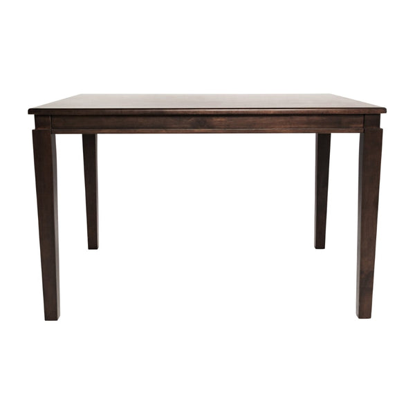 English Elm Henry 47" Solid Wood Dining Table - Durable and Elegant Commercial-Grade Design for Dining Spaces Wenge Matte 36.25"W x 47"D x 30.25"H KER-T-217-WEN-47-GG