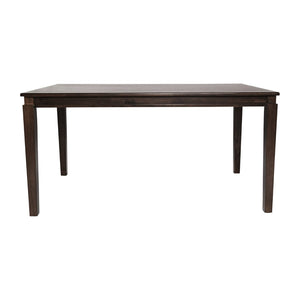 English Elm Henry 60" Solid Wood Dining Table - Commercial Grade, Durable Design for Restaurants & Homes Wenge Matte 36.25"W x 60"D x 30.25"H KER-T-217-WEN-60-GG