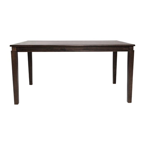 English Elm Henry 60" Solid Wood Dining Table - Commercial Grade, Durable Design for Restaurants & Homes Wenge Matte 36.25"W x 60"D x 30.25"H KER-T-217-WEN-60-GG