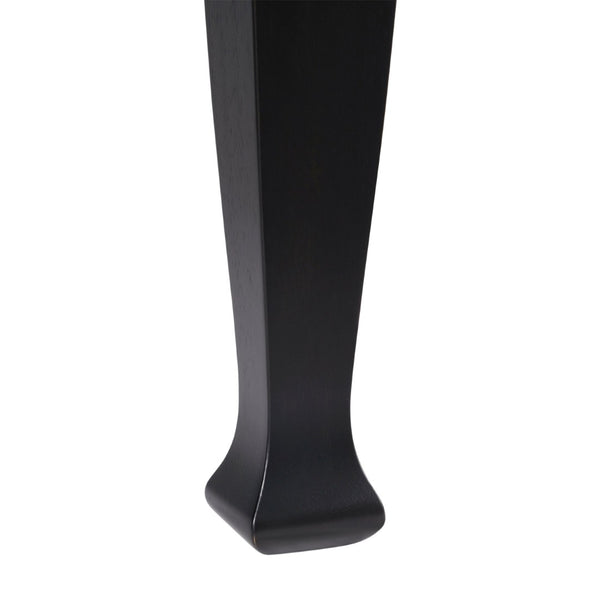 English Elm Grace 60" Solid Wood Dining Table - Classic Turned Legs, Heavy-Duty Design for Homes and Commercial Use Black Matte 36.25"W x 60"D x 30.25"H KER-T-799-BLK-60-GG