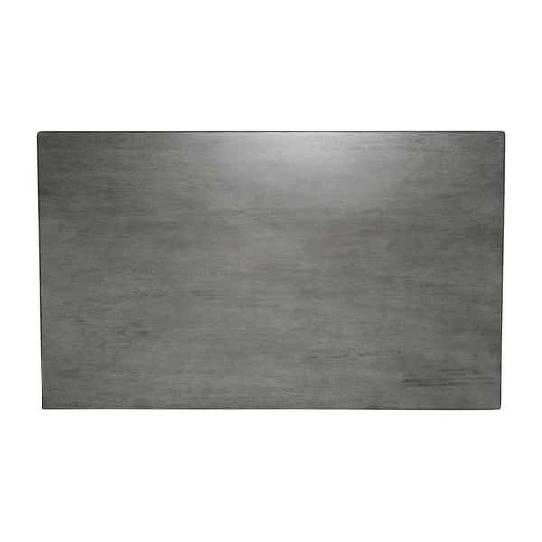 English Elm Grace 60" Solid Wood Dining Table - Classic Turned Legs, Heavy-Duty Design for Homes and Commercial Use Antique Gray 36.25"W x 60"D x 30.25"H KER-T-799-GRY-60-GG