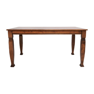 English Elm Grace 60" Solid Wood Dining Table - Classic Turned Legs, Heavy-Duty Design for Homes and Commercial Use Walnut Matte 36.25"W x 60"D x 30.25"H KER-T-799-WAL-60-GG