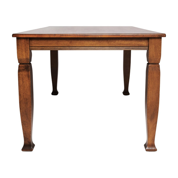 English Elm Grace 60" Solid Wood Dining Table - Classic Turned Legs, Heavy-Duty Design for Homes and Commercial Use Walnut Matte 36.25"W x 60"D x 30.25"H KER-T-799-WAL-60-GG