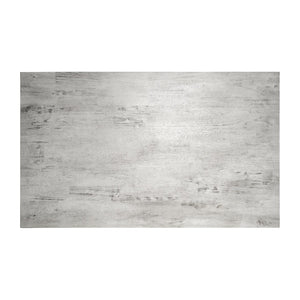 English Elm Everly 60" Solid Wood Dining Table – Farmhouse Trestle Design for Home or Commercial Use, Seats 6 Antique White 36"W x 60"D x 30.25"H KER-T-851-WHT-60-GG