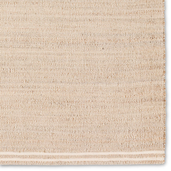 Jaipur Living Ketra Solous Ket02 Handwoven Handmade 70% Jute 30% Cotton Solids Solid Indoor Rug Tan, White 70% Jute 30% Cotton Rug161092