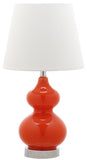 Safavieh Eva Double Mini Table Lamp Orange KID4086D