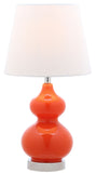 Safavieh Eva Double Mini Table Lamp Orange KID4086D