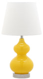 Safavieh Eva Double Mini Table Lamp Yellow KID4086H