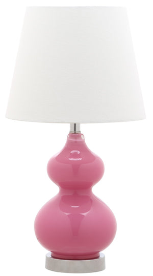 Safavieh Eva Double Mini Table Lamp Pink KID4086P