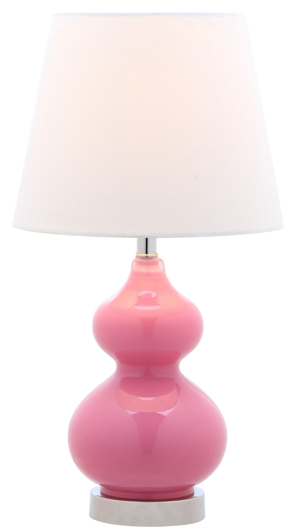 Safavieh Eva Double Mini Table Lamp Pink KID4086P