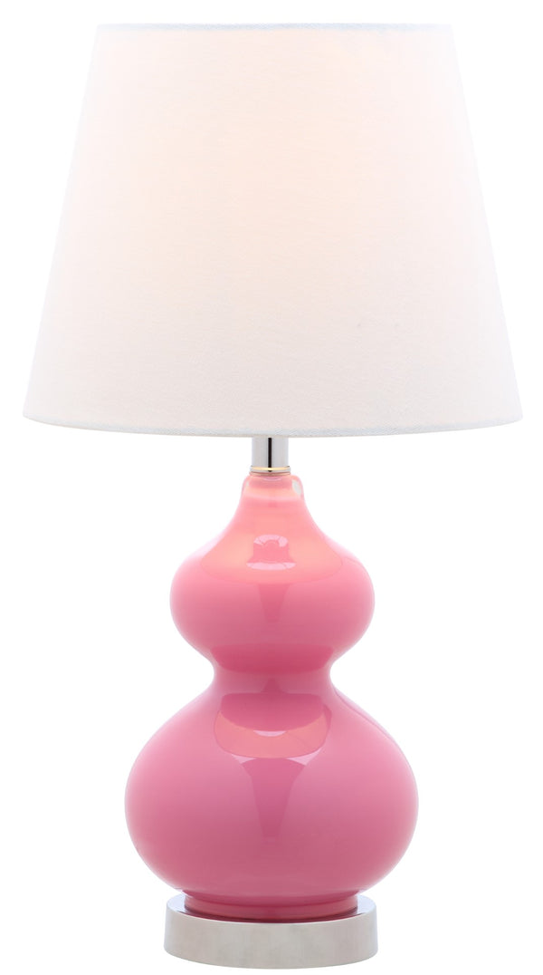 Safavieh Eva Double Mini Table Lamp Pink KID4086P