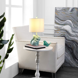 Safavieh SUNNY SQUIRREL LAMP - Whimsical Accent Light for Cozy Ambiance in Kids’ Rooms & Home Offices Seafoam KID4245C