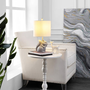 Safavieh SUNNY SQUIRREL LAMP - Whimsical Accent Light for Cozy Ambiance in Kids’ Rooms & Home Offices Grey KID4245G
