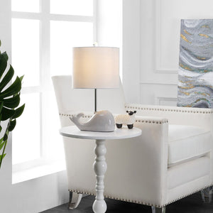 Safavieh WALTER Whale Lamp - Coastal Charm with Soft Lighting for Nurseries and Bedrooms, Whimsical Design Grey KID4247A