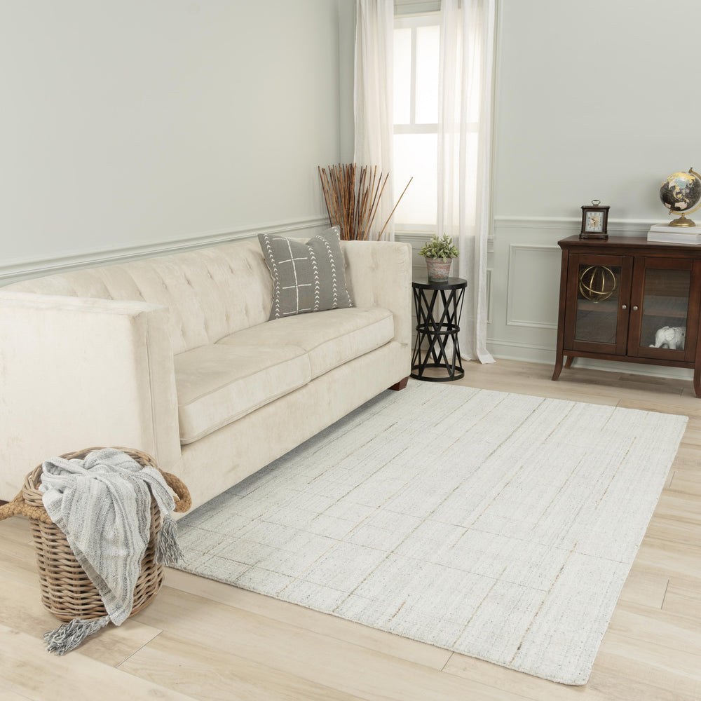 Rizzy Kiki KIK693 Hand Loomed TRANSITIONAL WOOL Rug Ivory 9'6" x 13'6"