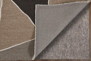 Feizy Rugs Kimball Hand-Tufted Wool Abstract Rug Artisan Crafted for Transitional Living Spaces 3'6" x 5'6" KIM8A33FGRYMLTC50