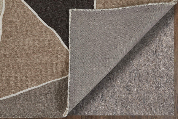 Feizy Rugs Kimball Hand-Tufted Wool Abstract Rug Artisan Crafted for Transitional Living Spaces 3'6" x 5'6" KIM8A33FGRYMLTC50