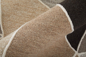 Feizy Rugs Kimball Hand-Tufted Wool Abstract Rug Artisan Crafted for Transitional Living Spaces 3'6" x 5'6" KIM8A33FGRYMLTC50